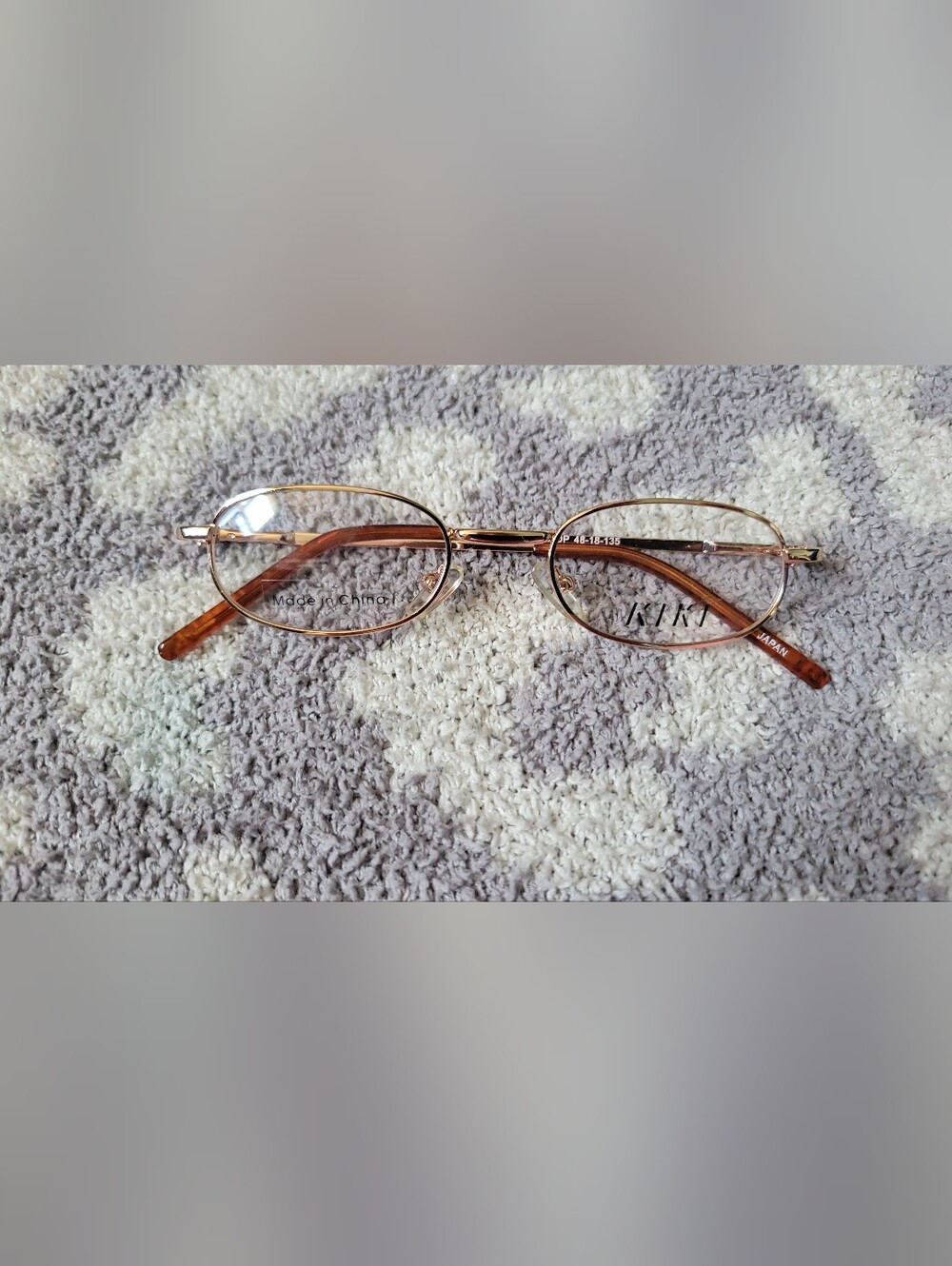 KIKI Kids Oval Metal Eyeglass Frames 48-18-135